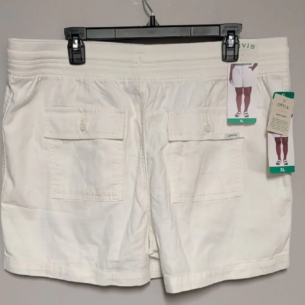 Orvis Off-White Casual Shorts